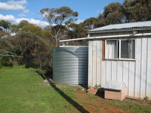 New rainwater tank New rainwater tank