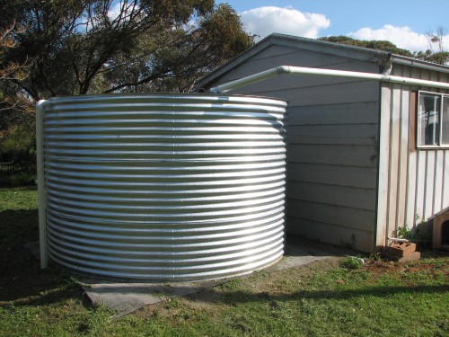 New rainwater tank New rainwater tank